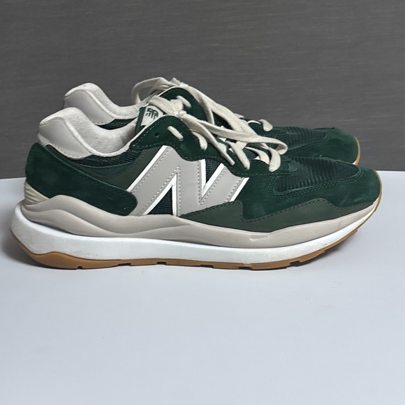 New Balance Sneakers 10 Green Tan Suede Intelligent Choice 57/40 M5740PCC Shoes - Picture 4 of 14